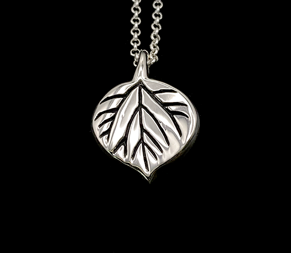 "Aspen Leaf" Necklace - Jeff Mckenzie | PNW Fine Handmade Jewelry